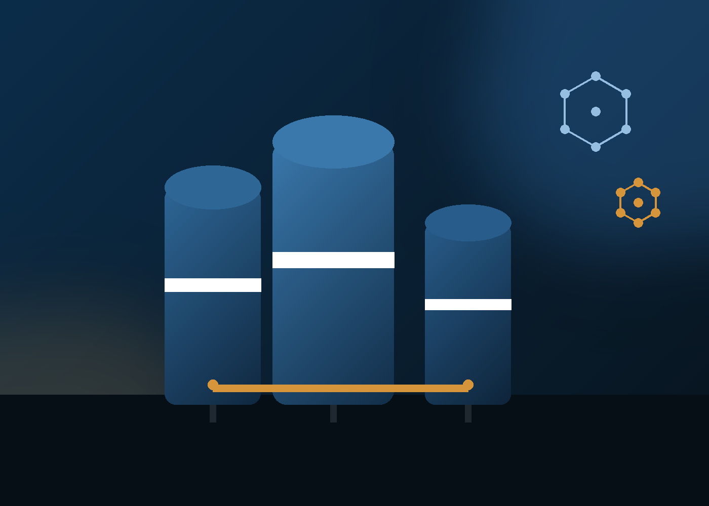 Industrial storage tanks and drums